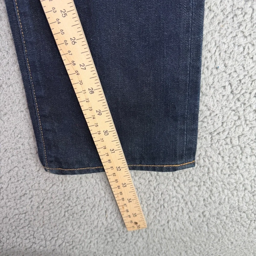 Kuro Jeans Men 30 Dark Indigo Selvedge Denim Slim Straight Made in Japan 10181
